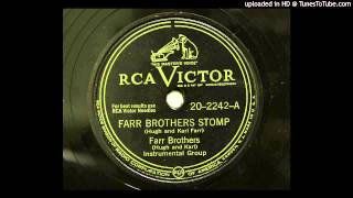 Farr Brothers Hugh and Karl  Farr Brothers Stomp RCA Victor 2242 1947 hillbilly jazz [upl. by Whitcher]