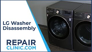 Disassembly  LG Washer Model WM4000HBA [upl. by Henrique]