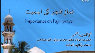 SC277 Importance on Fajr prayer  Mufti Zarwali Khan [upl. by Naux]