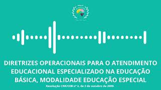 DIRETRIZES OPERACIONAIS PARA O AEE NA EDUCAÇÃO BÁSICA MODALIDADE EDUCAÇÃO ESPECIAL [upl. by Ytirev631]