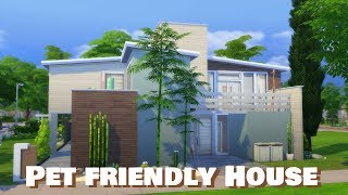 Sims 4  House Building  Pet Friendly House Newcrest Townhouses [upl. by Leake433]