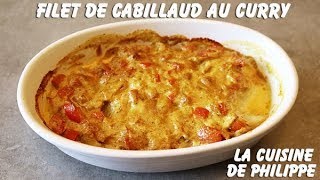 Filet de cabillaud au curry [upl. by Anonyw]