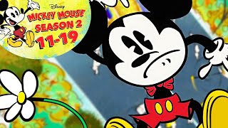 A Mickey Mouse Cartoon Season 2 Episodes 11  19 l Disney Shorts [upl. by Khalin]