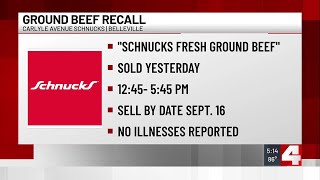 Ground beef recalled at Belleville Schnucks [upl. by Wyndham]