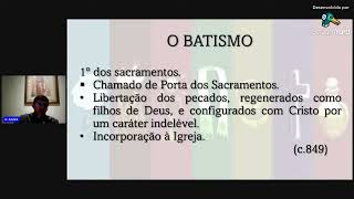 Sacramento no Batismo  Fundamentação no Direito Canônico corteslive [upl. by Eiderf]