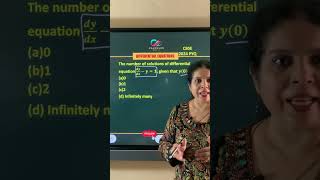 Differential eqns PYQ  Class 12 Maths  CBSE Boards 2024 CBSE PYQ shorts calculuswithij [upl. by Vivienne]