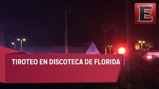 Dos muertos y 16 heridos en un tiroteo en discoteca de Florida [upl. by Colis]