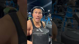 POV you try to impress your gym crush trendingshorts gym fitness comedy workout humor skit [upl. by Airdnahs]