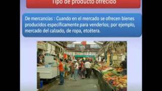 Mercado y tipos de mercados [upl. by Nillek872]