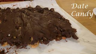 DATE CANDY THIS IS SO DELICIOUS AND EASY TO MAKE [upl. by Nemrac]