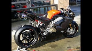 Ducati Panigale V4 ⚡️ ✅ Termignoni 4 uscite ✔️ Exhaust SOUND 2018 [upl. by Rudolph404]