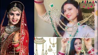 Full Bridal Jewellery Set in best price  Amazone Flipkart snapdeal [upl. by Notsehc412]