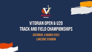 🔴 2023 Victorian Open amp U20 Track and Field Championships Livestream  Saturday [upl. by Guria57]