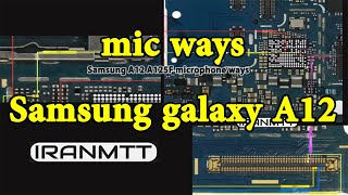 Samsung galaxy A12 A125F microphone ways problemwayssolutioMobile repair trainingPhone solutions [upl. by Elawalo260]