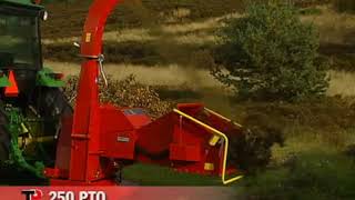 TP 250 PTO Wood Chipper from Linddana [upl. by Nanon]