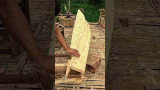 Wooden Kayak bushcraft [upl. by Onileba612]