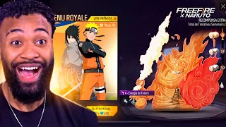 FINALMENTE NARUTO VAI CHEGAR NO FREE FIRE [upl. by Ahsakat]