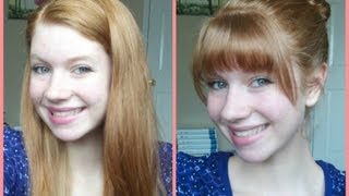 How To Cut Your Own BangsFringe at Home [upl. by Ailemak]