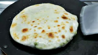 Green Peas Paratha Recipe  Koraishutir Parota  Matar Paratha [upl. by Sellig]