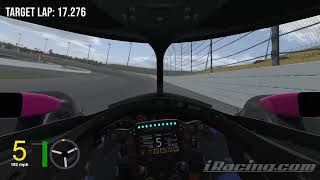 Iowa  Dallara IR18  Russell DeSpain  24S3 [upl. by Ydnahs]