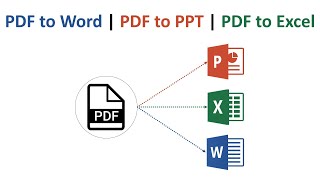 PDF to Word Converter  Without Software [upl. by Norved50]