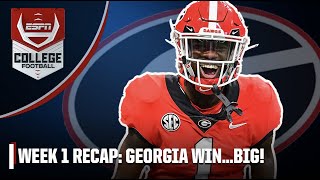 Georgia SMACKDOWN and Florida’s BIG season opening WIN 🏆  ESPN College Football [upl. by Natika]