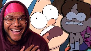 THEY SWITCHED BODIES GRENDA IS ALPHA  GRAVITY FALLS EP 16 REACTION [upl. by Annitsirhc]