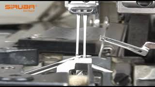 How to timing between Needle amp Looper in SiRUBA OverLock Machine [upl. by Leavelle680]