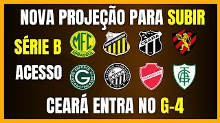 SÉRIE B  CEARÁ NO G4  NOVA PROJEÇÃO PARA SUBIR [upl. by Vasya249]