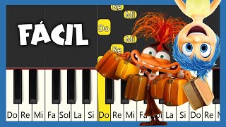 INTENSAMENTE 2  Bundle of Joy  TUTORIAL PIANO MÁS FÁCIL [upl. by Goldfinch]