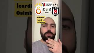 Galatasaray Beşiktaş Derbisi Simüle Edince Kim Kazanır galatasaray beşiktaş shorts derbi süper [upl. by Zweig]