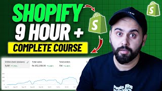 Shopify Full Course  Learn Shopify from Beginner to Advanced Level  9 Hours [upl. by Whitney]