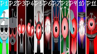 Phase 1 vs Phase 2 vs Phase 34 vs Phase 56 vs Phase 78 vs Phase 910 vs Phase 11  Sprunki Mix [upl. by Yoho118]