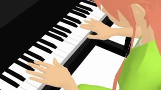 Playing Piano 3D animation [upl. by Ahtram]