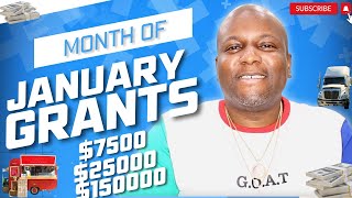 Grants for Month of January 2024 5000 10000 50000 150000 GRANTS amp Startup Grants Apply Now [upl. by Sitoiyanap]