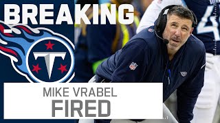 BREAKING NEWS Titans Fire Head Coach Mike Vrabel  The Insiders [upl. by Ramburt]