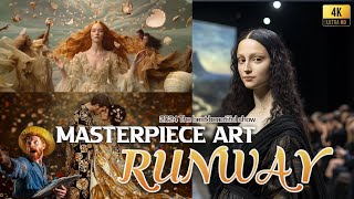 Masterpiece Art Runway Famous Paintings Come Alive on the stage [upl. by Croydon]