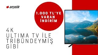 Arçelik ​4K Ultima TV ile Tribündeymiş Gibi​ [upl. by Rahsab282]