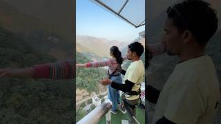 Himalayan Bungy trendingshorts bungeejumping shortsfeed youtubeshorts viralshorts adventure [upl. by Odlanra]