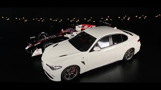 ALFA ROMEO F1 77 BOTTAS amp GIULIA 4K [upl. by Dorcy53]