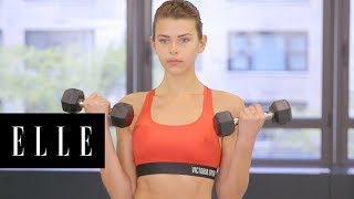 How Georgia Fowler Trained for the Victorias Secret Fashion Show  ELLE [upl. by Dyer]