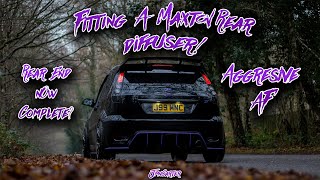 Fitting a Customised Maxton Rear Diffuser MK6 Fiesta ST150 [upl. by Aldo]