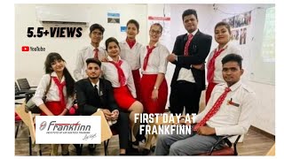 First Day At Frankfinn II 55k views ll Frankfinn Institute Of Airhostess Training Jaipur ✈️ [upl. by Anivla901]