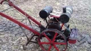 Merry Garden Auto Cultivator Antique Garden Tractor [upl. by Mays]