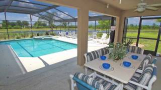 Orange Tree 6 Bedroom Florida Vacation Rental Villa 718  VR360homescouk [upl. by Paley]