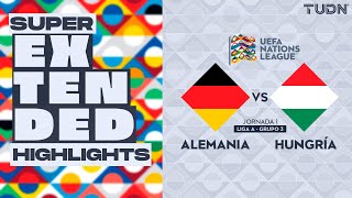 SUPER EXTENDED HIGHLIGHTS  Alemania Vs Hungría  UEFA Nations League 2024  TUDN [upl. by Yenwat]