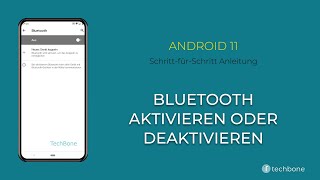 Bluetooth aktivieren oder deaktivieren Android 11 [upl. by Armstrong]