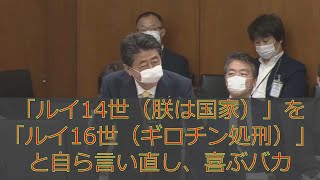 宮本徹VS安倍晋三 宮本「絶対王政と同じだ」安倍「ルイ16世と同じとまで言われると（嬉」宮本「選挙で選ばれた代表の国会・立法府で定めた法解釈を一方的に捻じ曲げれば『朕は国家である』と同じと批判される」 [upl. by Bodwell]