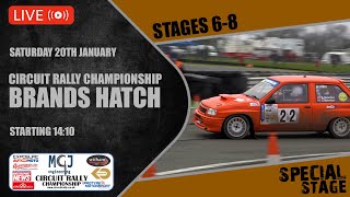 LIVE Brands Hatch Winter Stages 2024  Part 2 [upl. by Bostow]