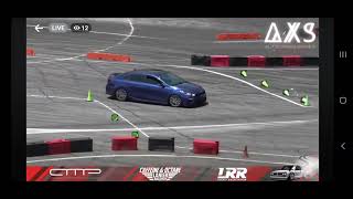 Kia Forte Gt takes on autoX at Lanier Raceway [upl. by Rehpetsirhc]